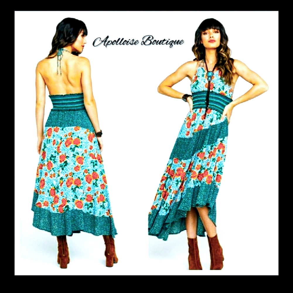 🎉HP🎉 Free People Gabriela Halter Slip Dress